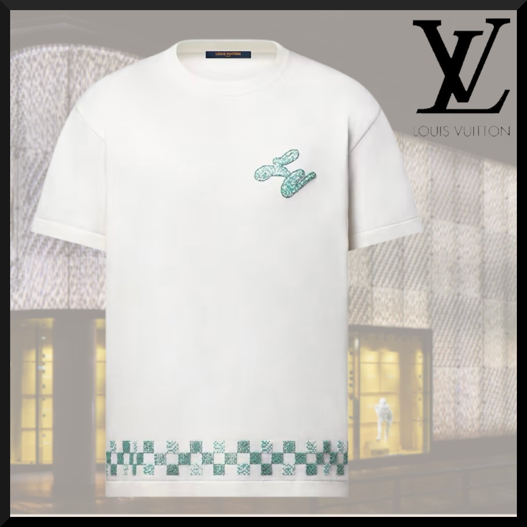 【お洒落♪】【ＬＶ】エンベリッシュド半袖Tシャツ