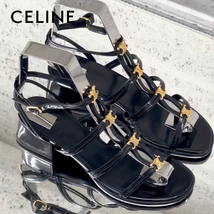 【CELINE】上品艶カラー◎クレメンス トリオンフ サンダル