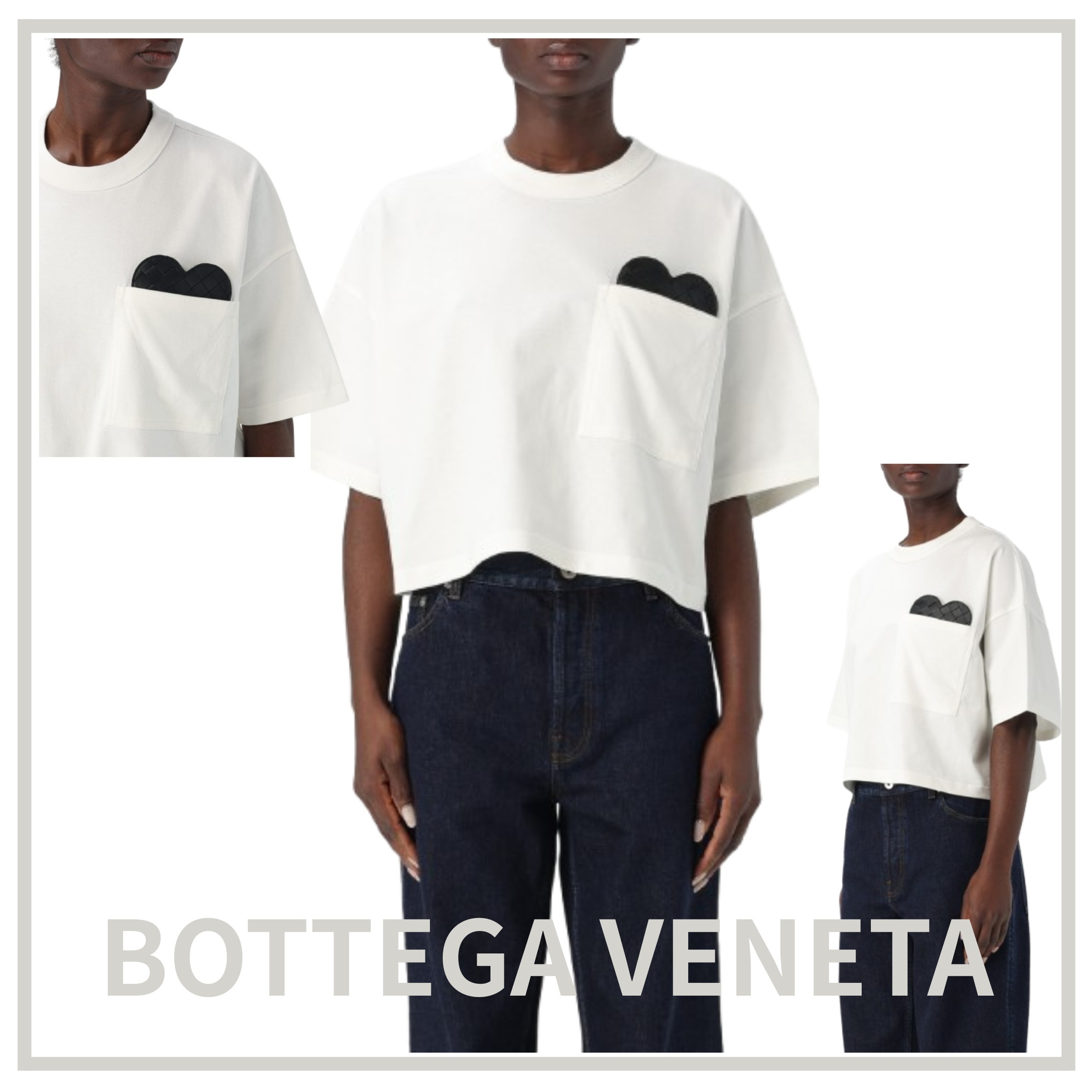 送料関税込み【BOTTEGA VENETA】レディースTシャツ