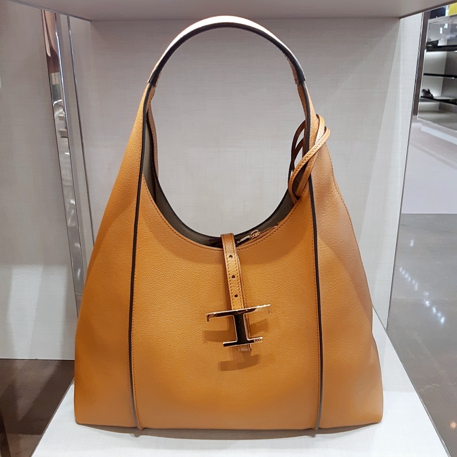 【セール】トッズTOD'S☆T TIMELESS☆レザーロゴトートバッグ
