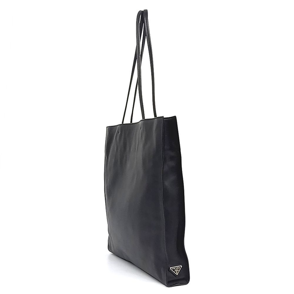 《PRADA》トライアングル ロゴ トートバッグ 中古