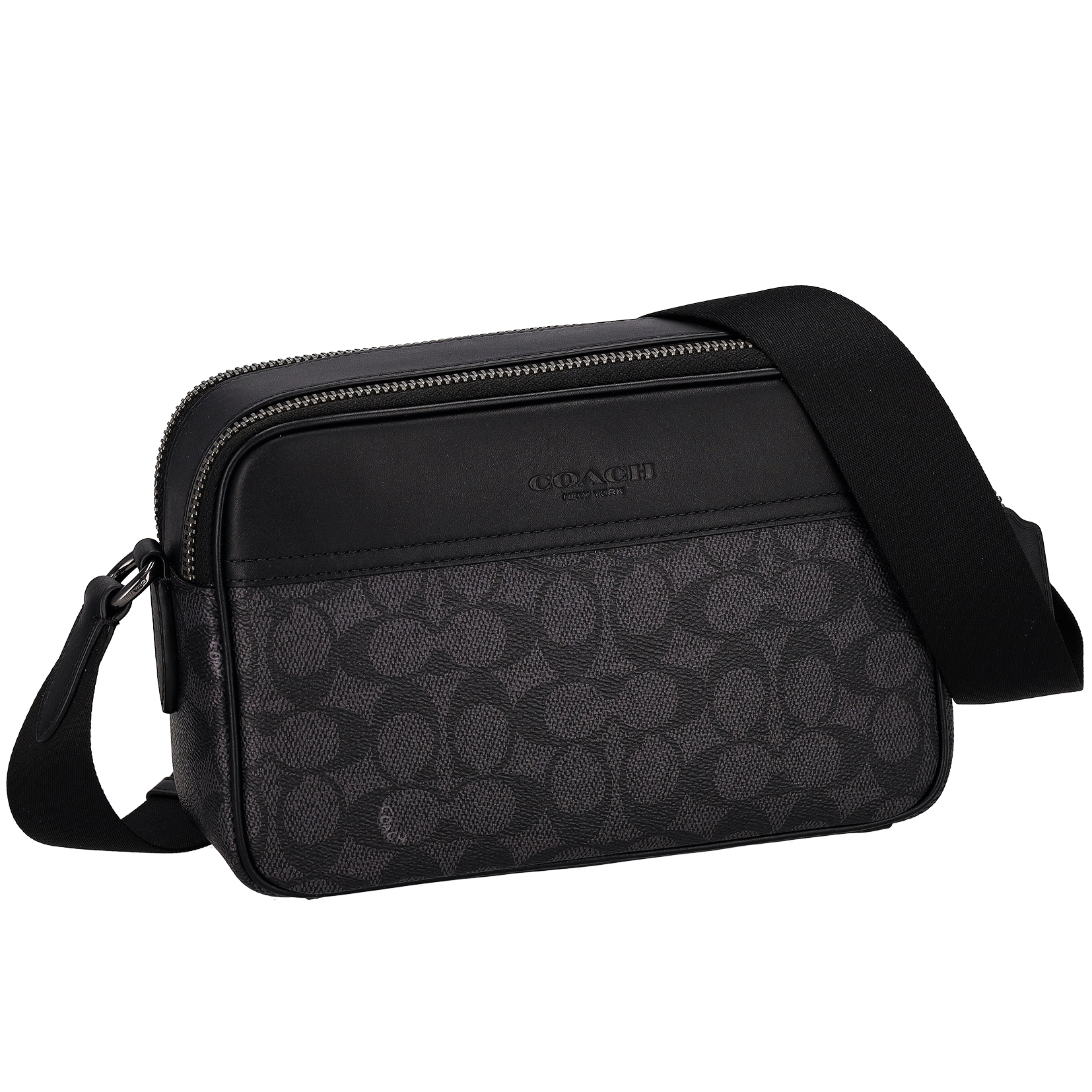 COACH コーチ ショルダーバッグ ブラック チャコール ブラック