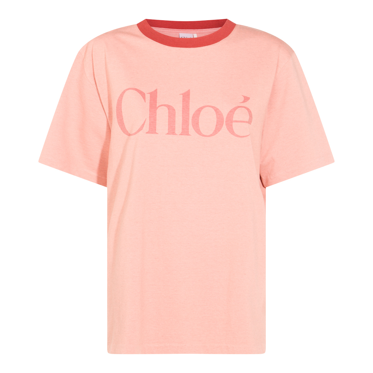 Tシャツ・カットソー CHLOE PINK COTTON T-SHIRT