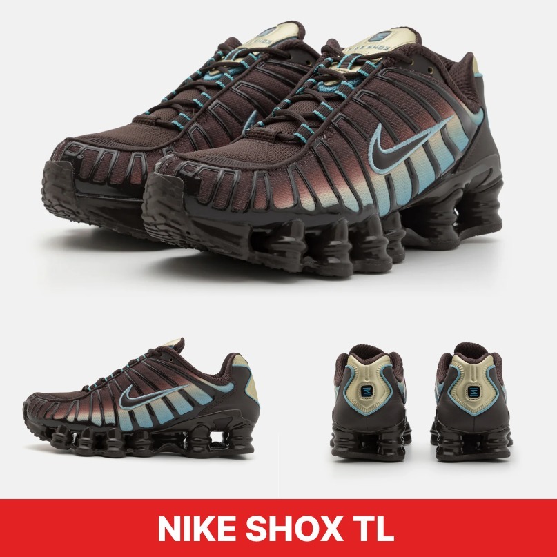 ★人気★Nike★SHOX TL Velvet Brown/Desert Khaki