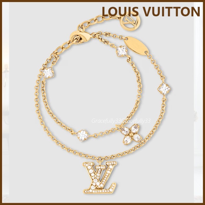【キラキラが可愛い】LOUIS VUITTONブレスレット・レディ LV