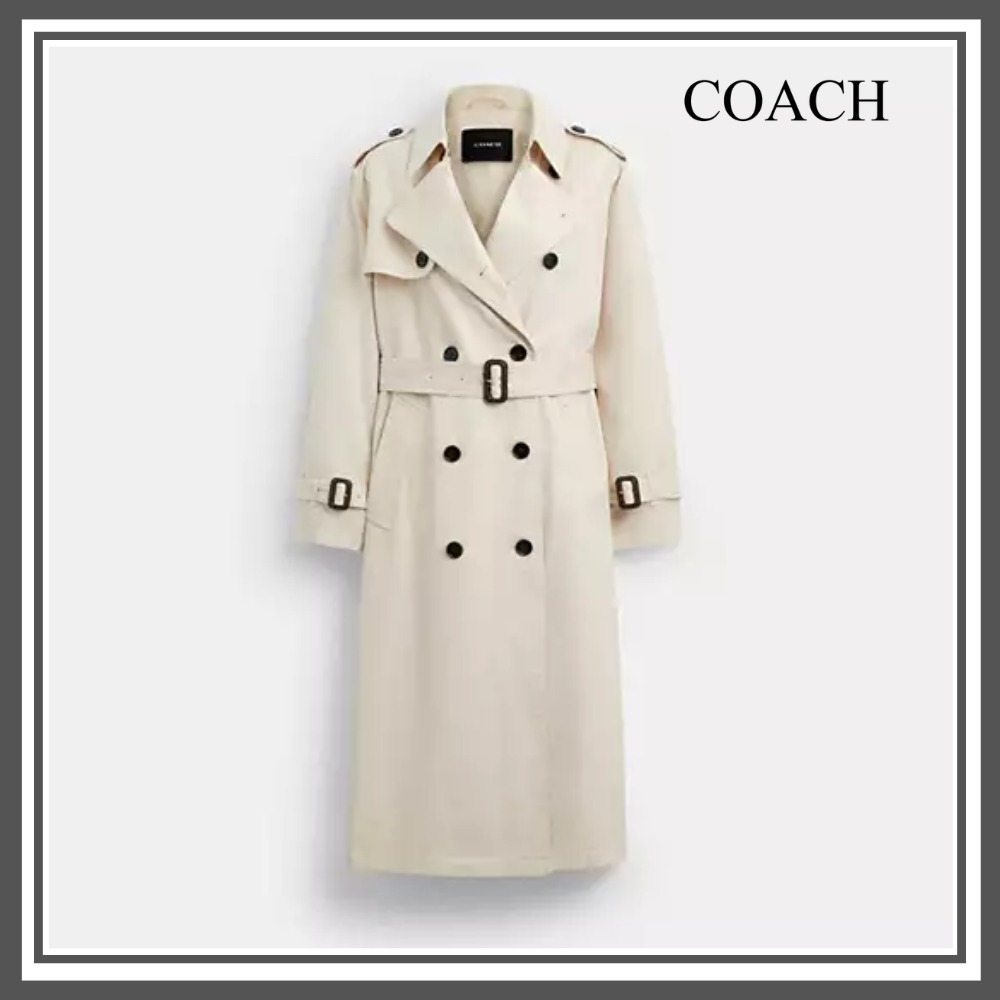 【COACH】Fluid Trench Coat