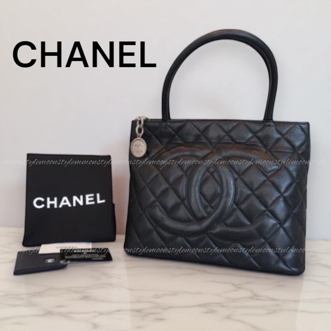 CHANEL★シャネル 復刻トート キャビアスキン Aランク