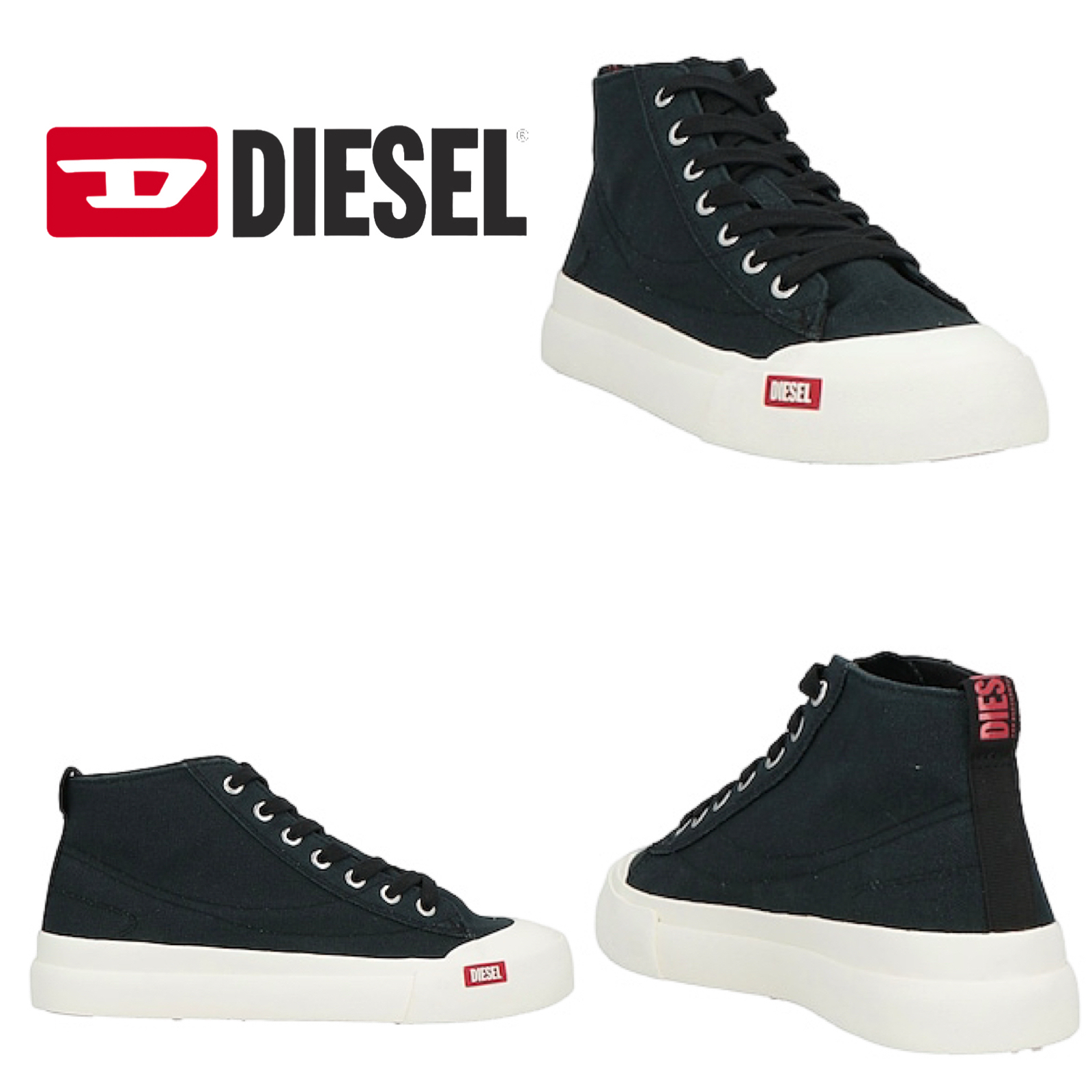 DIESEL レディーススニーカー ブラック