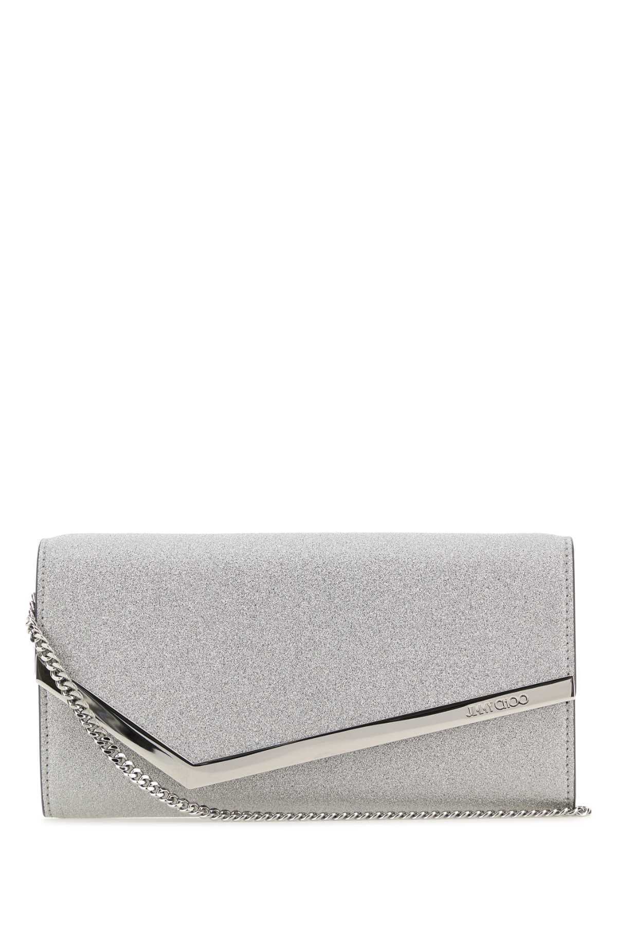 【関税&送料込】Jimmy Choo Embellished Leather Emmie Clutch