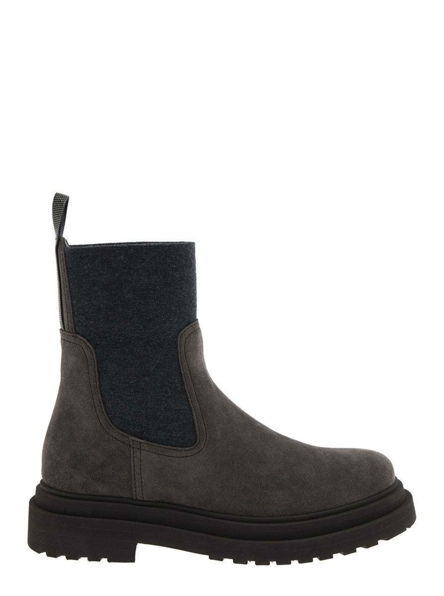 【関税&送料込】Brunello Cucinelli Stivaletto In Pelle Scamo
