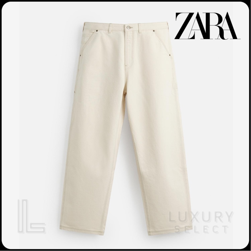 安心★関税込み★ZARA★RELAXED FIT CARPENTER JEANS