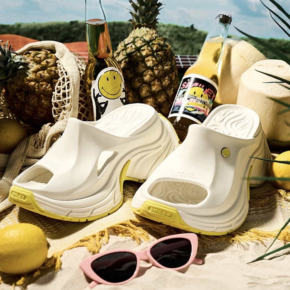 国内で当店のみ SMILEY - Starfish Series Slippers-Lemon