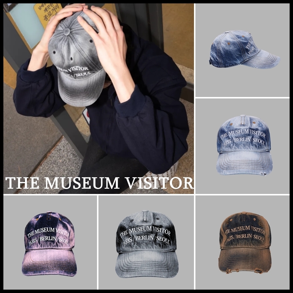 【THE MUSEUM VISITOR】 WASHED DENIM BALLCAP★大人気★
