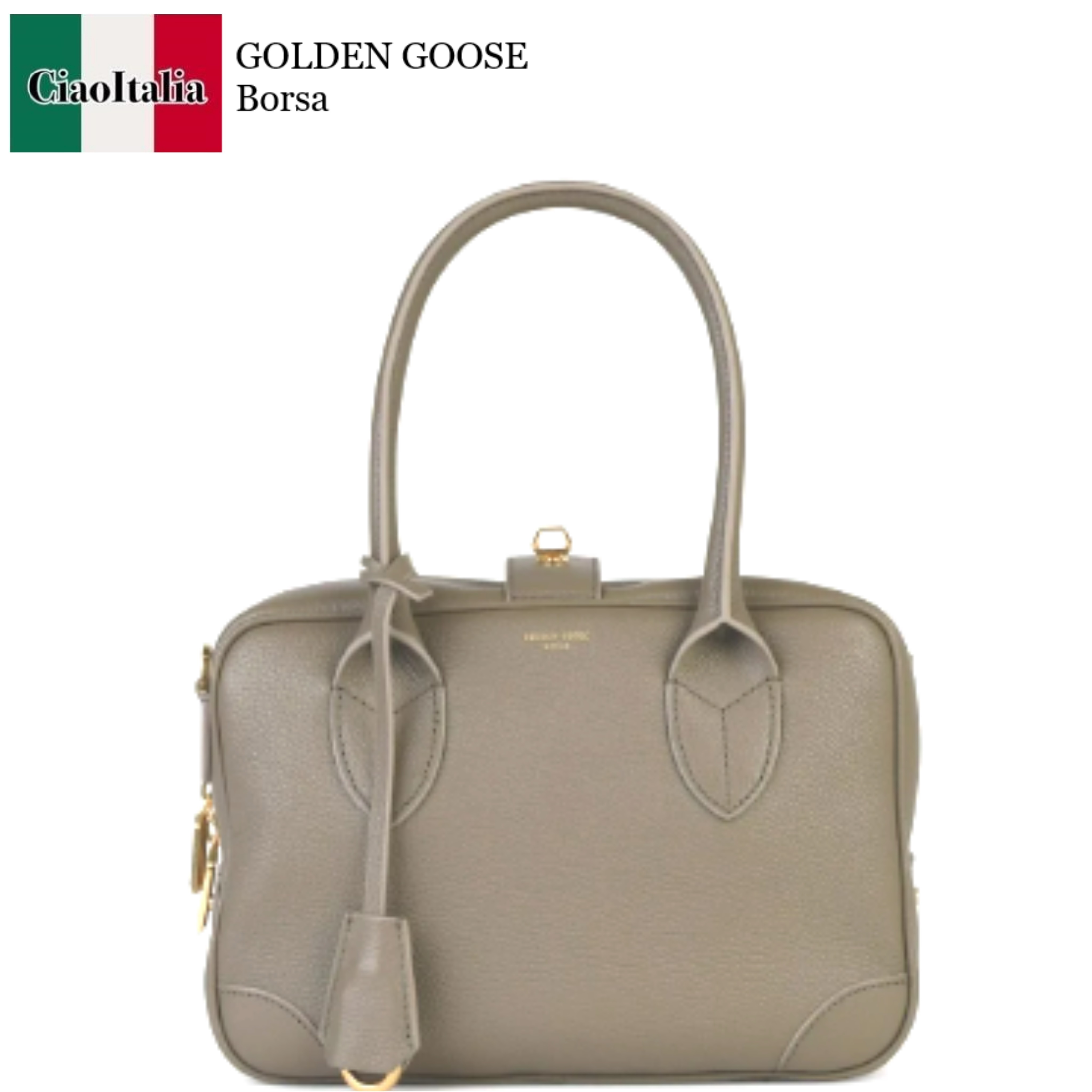 ハンドバッグ Golden Goose Borsa A Mano Vita In Pelle