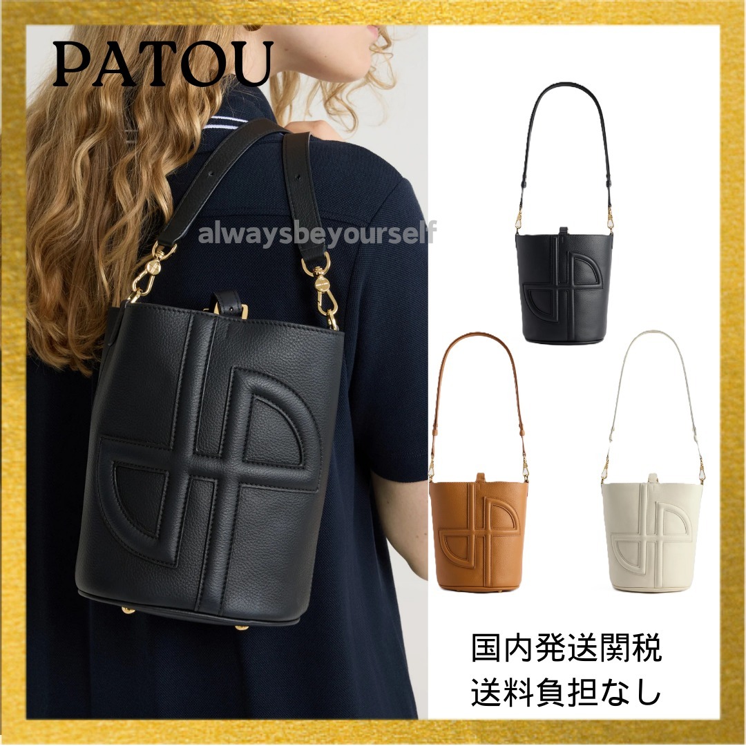 PATOU パトゥ レザー JP バケット バッグ スモール