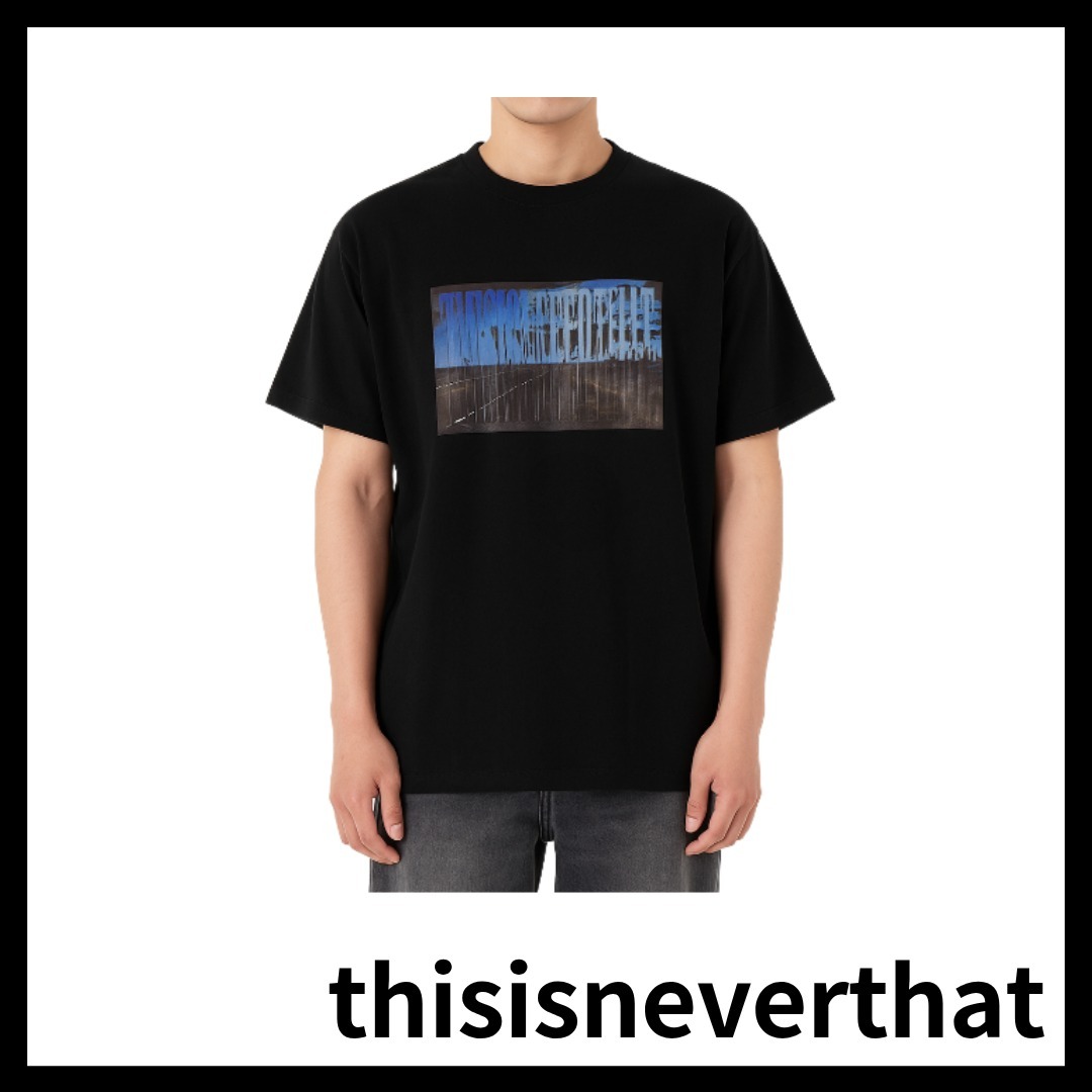 ★thisisneverthat★ Highway Tee Off Black TN251TTSST02OBK