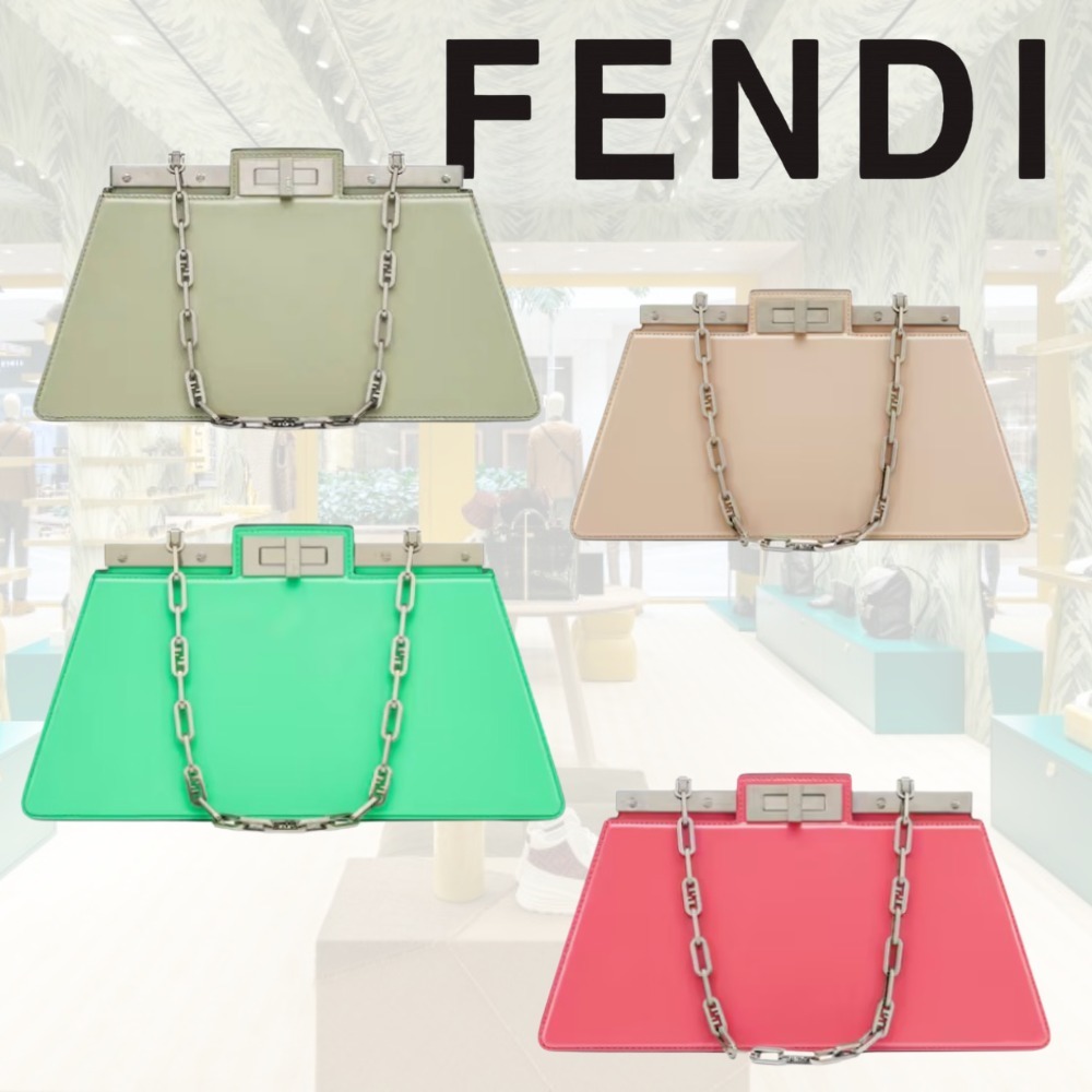 アウトレット☆【FENDI】ピーカブー ミディアム チェーン 全4色