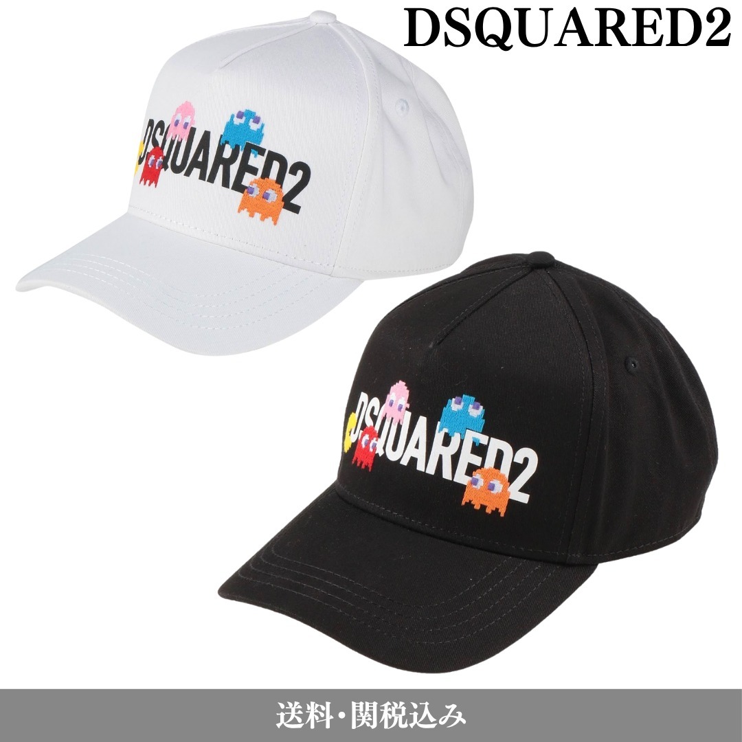 DSQUARED2 コラボ パックマン ロゴ キャップ 送料関税込み