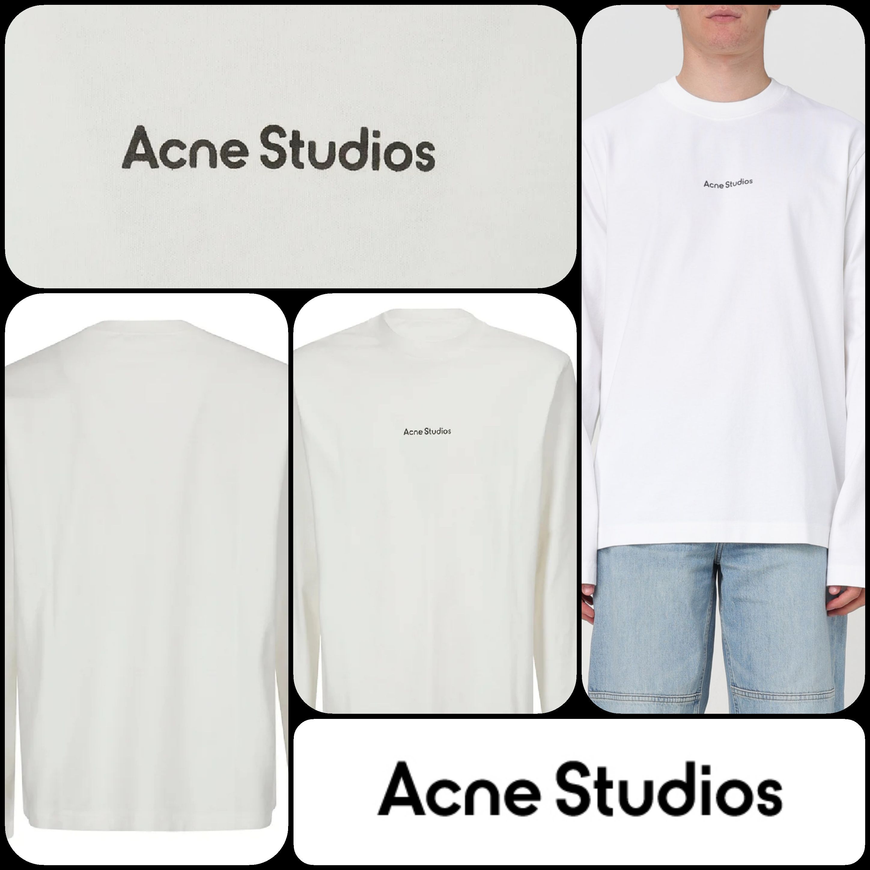 Acne Studios ロゴディテール Tシャツ