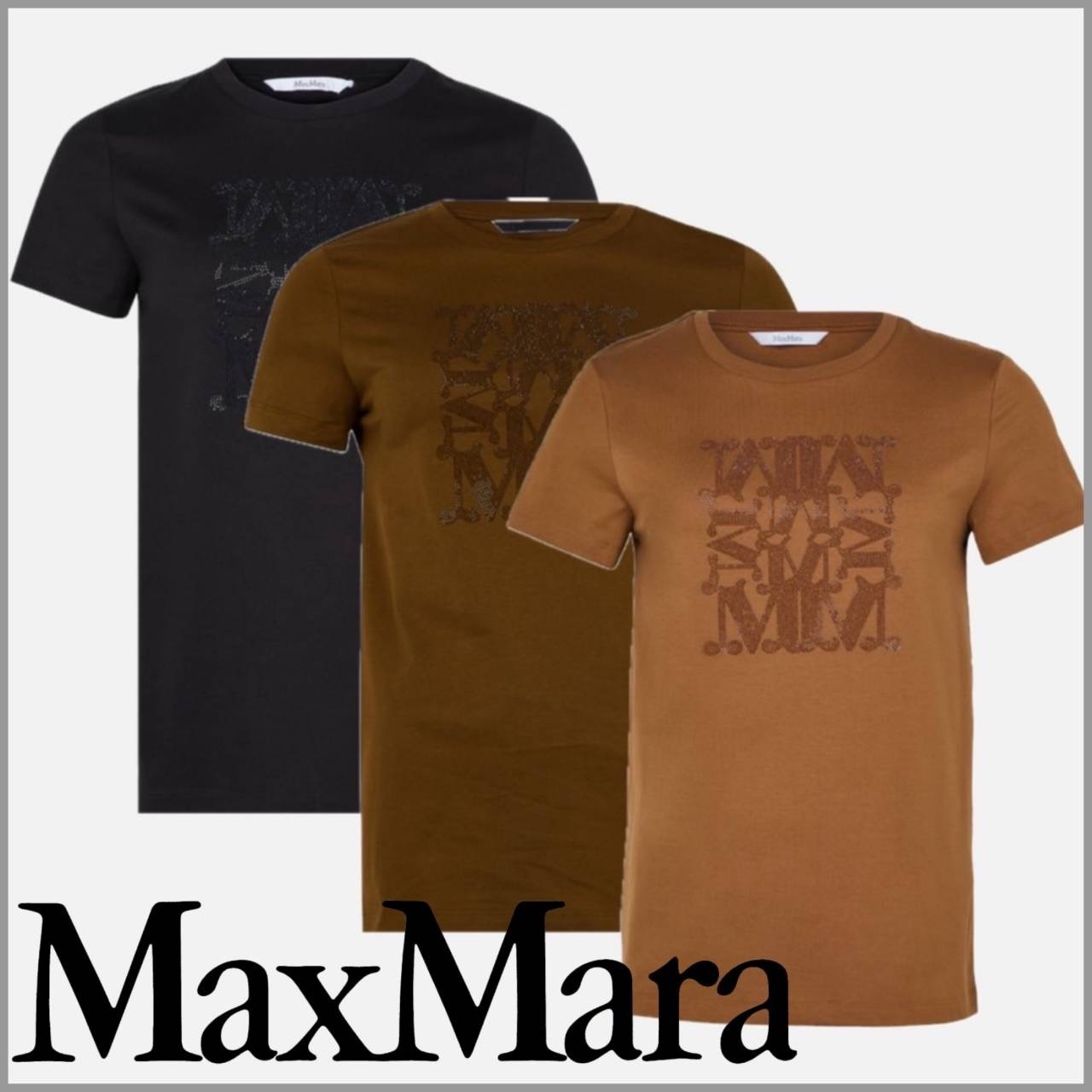 【SALE】MAX MARA Giovane strass Tシャツ