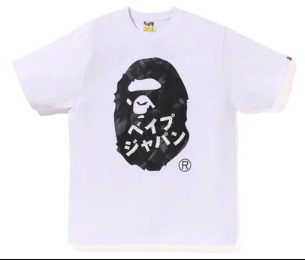 【A BATHING APE】APE HEAD INK PAINTING TEE 要在庫確認