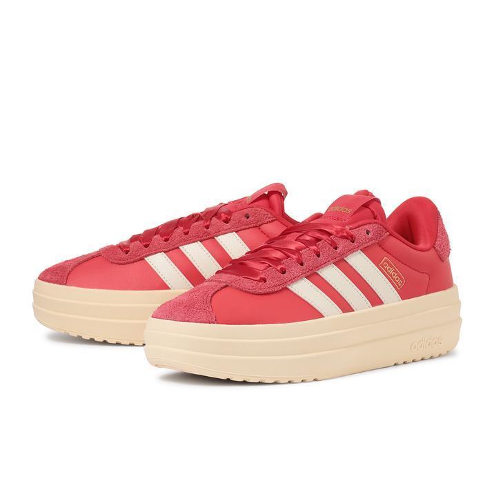 国内配送 adidas VL COURT BOLD P.BEE/O.WHITE/B.SCARLET