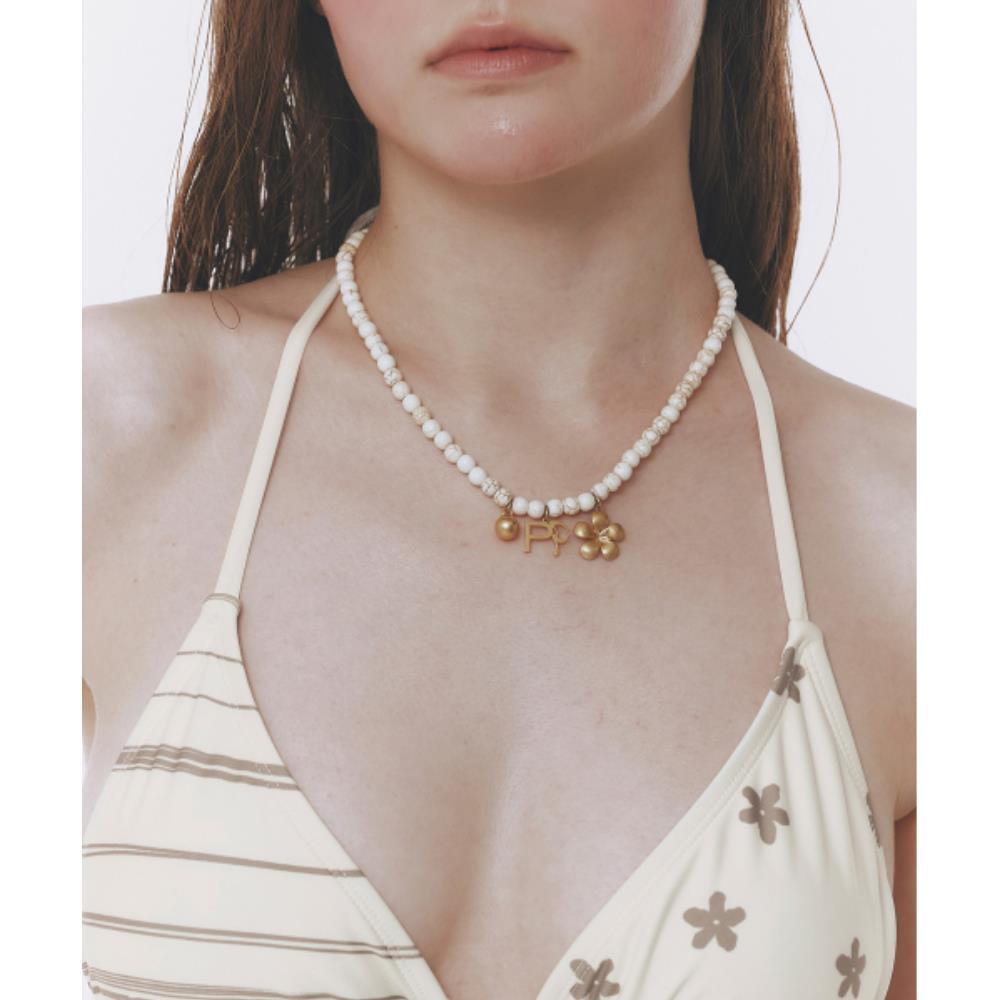 ★ PISCESS★ PP Flower Necklace Ivory 5006699321