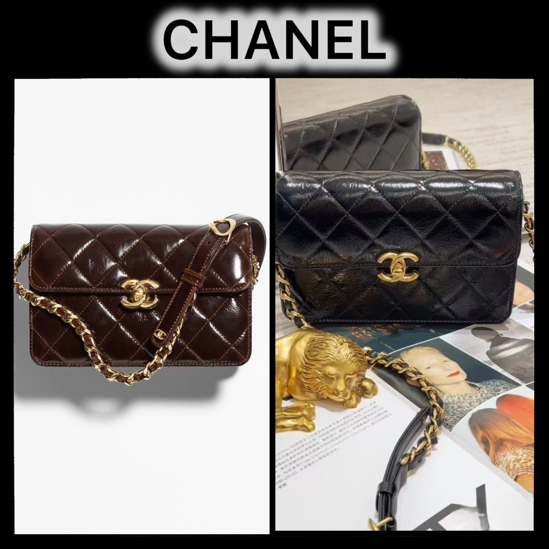 ★光沢が美しい★CHANEL ミニフラップバッグ
