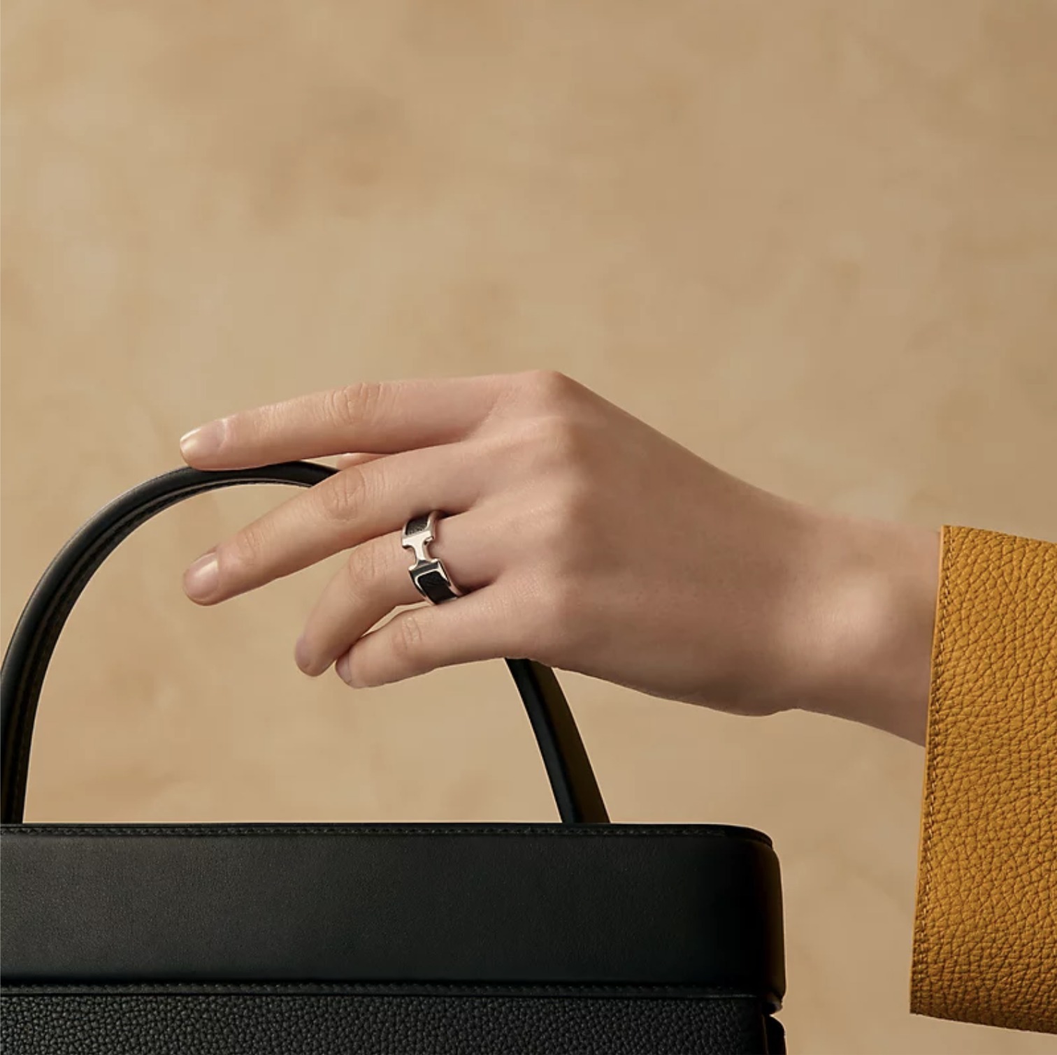 大人気！【HERMES】パラジウム☆リング \"OLYMPE\" PM 送料無料