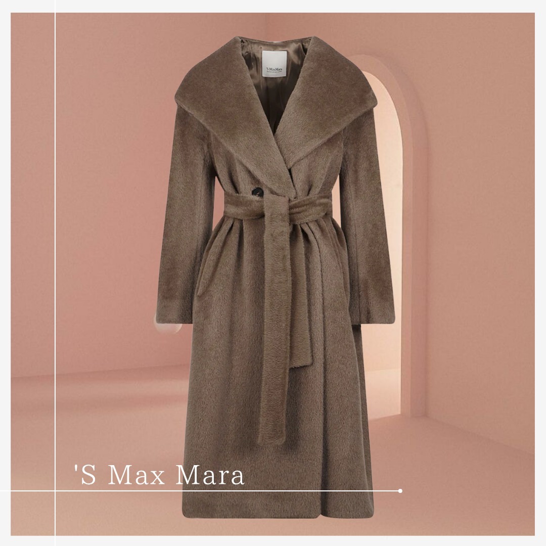 贅沢な包容力【'S Max Mara】洗練 エリアナダブルブレストコート