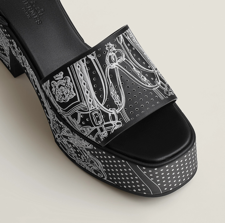 【上品でオシャレ♪】HERMES 《Kervella 35 》サンダル