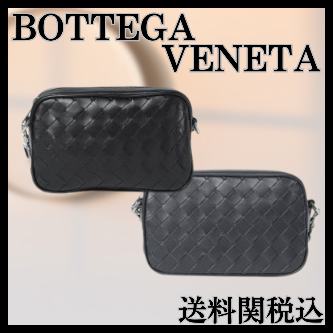 【国内発送】BOTTEGA VENETA ミニイントレチャート カメラバッグ