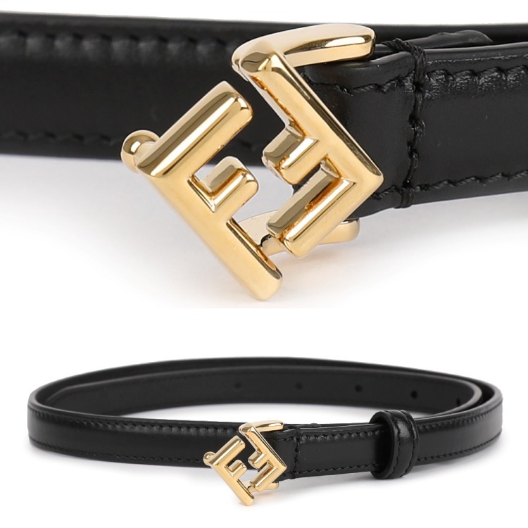 FENDI☆FF ダイヤモンド ロゴ ベルト LADIES
