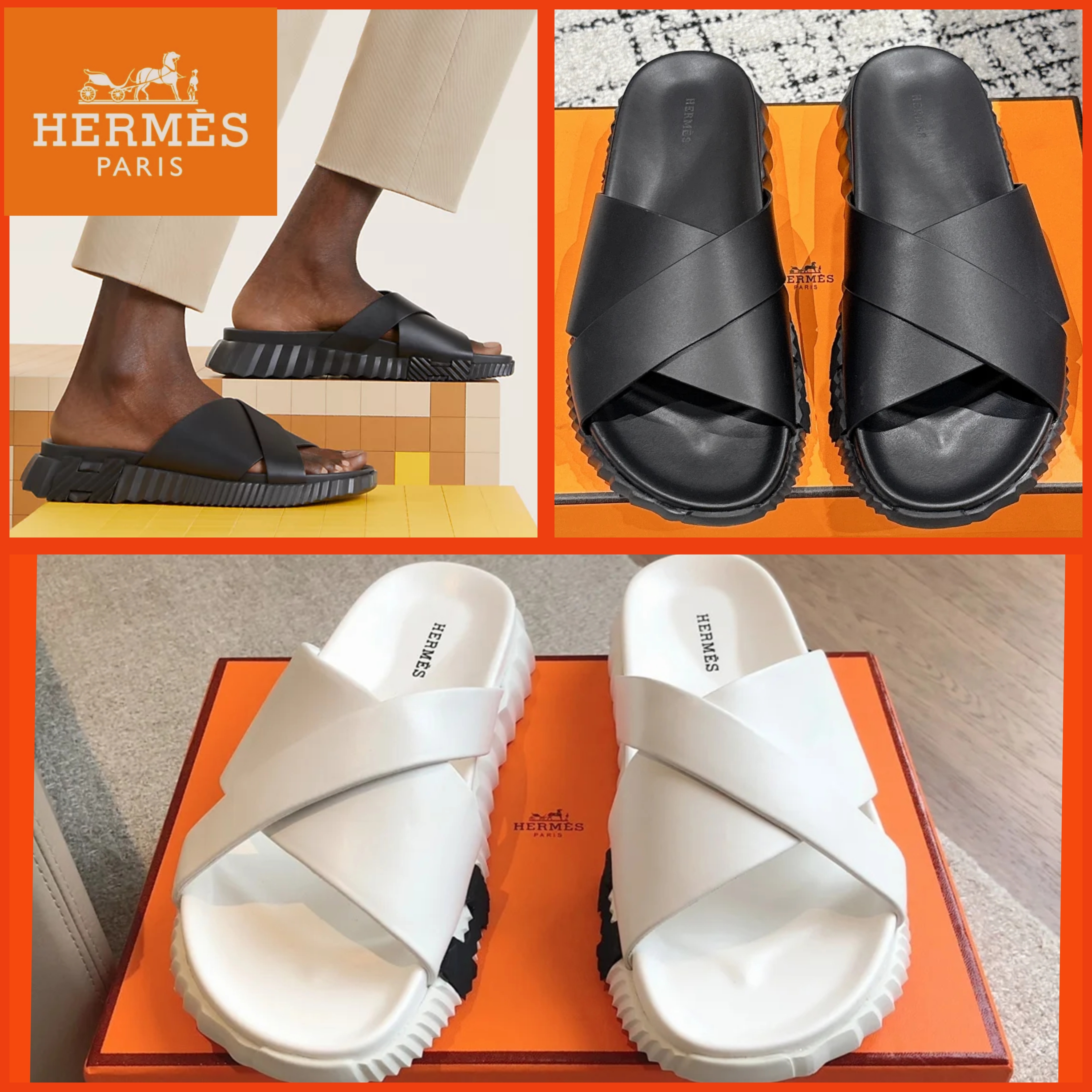 足元からオシャレに♪【HERMES】インフラサンダル