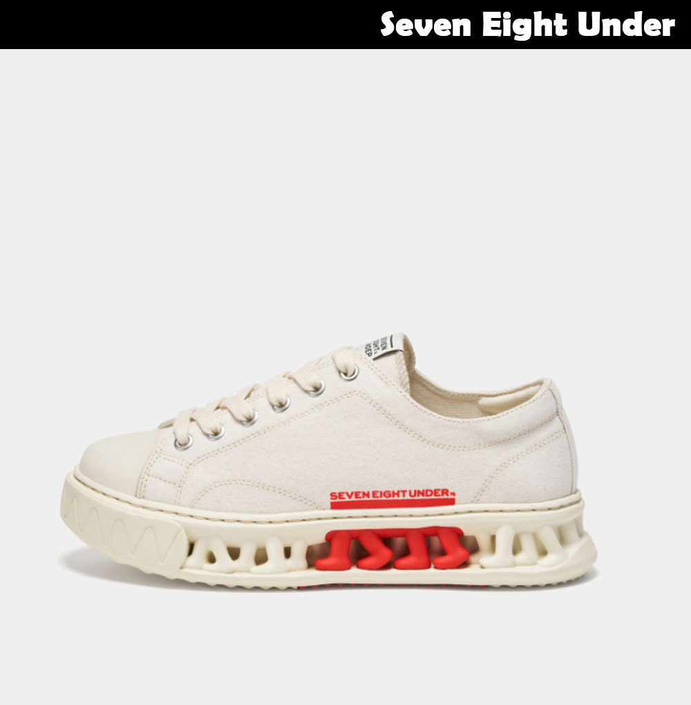Seven Eight Under●A-1 CASUAL LOW TOP_ OFF WHITE