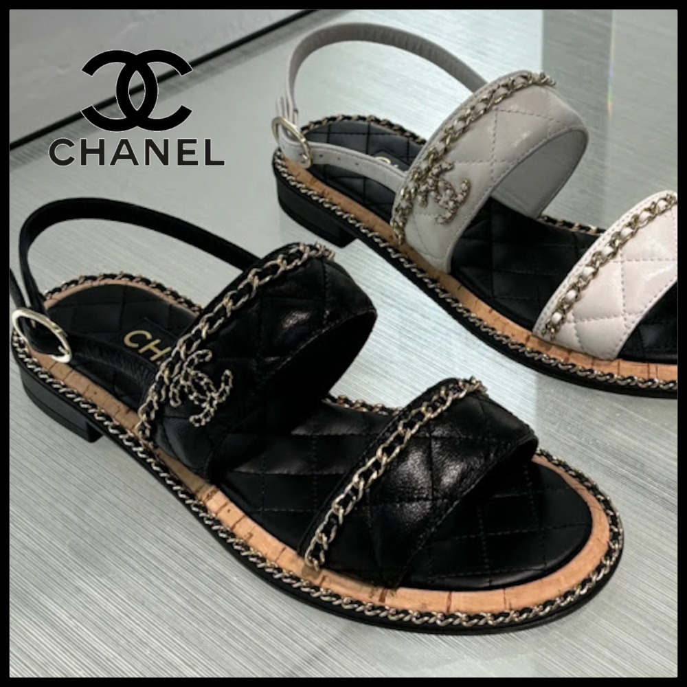 【クールでカッコいい♪】CHANEL   サンダル