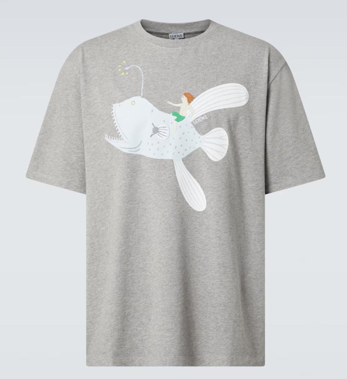 Loewe x Suna Fujita Submarine cotton jersey  Tシャツ