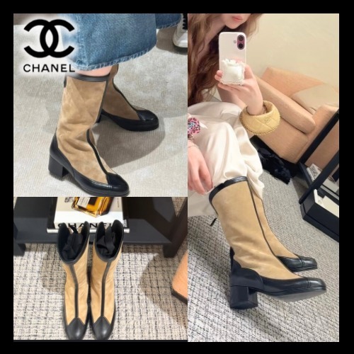 足元がエレガント♪【CHANEL】ロングブーツG46591-B21103-U2030