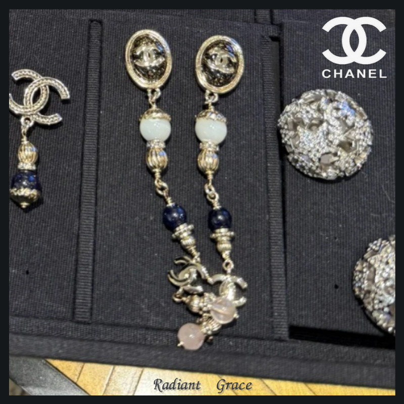 《上質な煌めき♪》CHANEL ピアス ココマーク