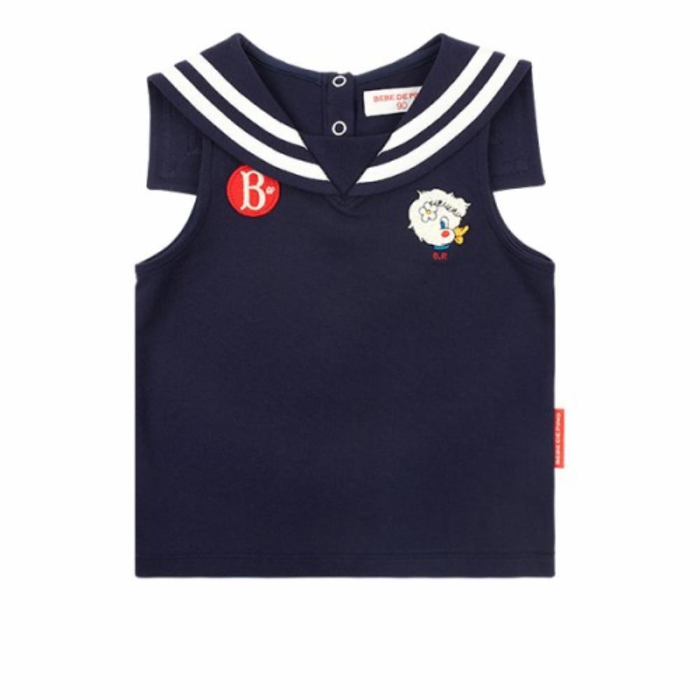★ BEBE DE PINO★ Harley Baby Pique Sailor Caramel Sleeve T