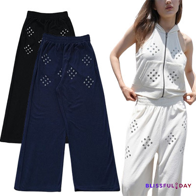 パンツ [PEINTURE] Wide-fit Terry Sweatpants
