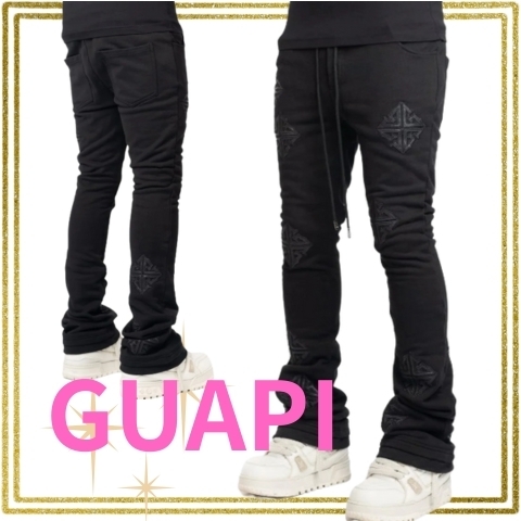 【GUAPI】グアピ オブシディアンブラックアイコンスウェット