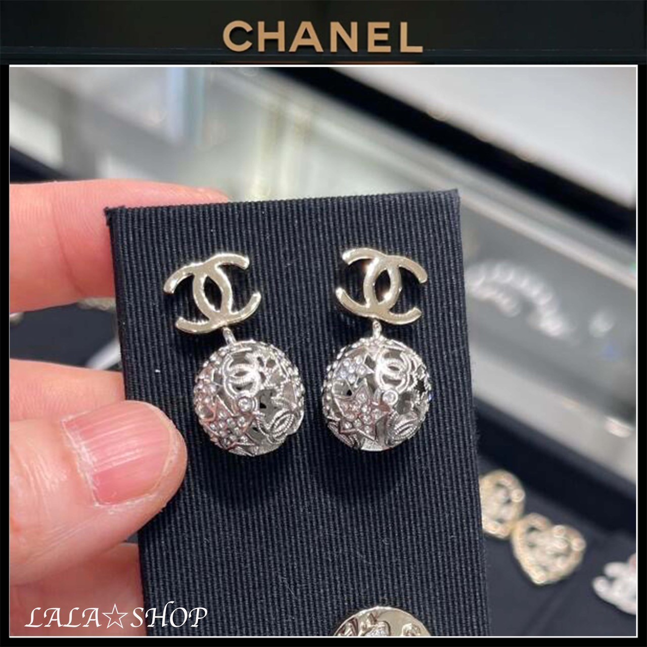 【コロンと可愛い♡】CHANEL《ピアス》