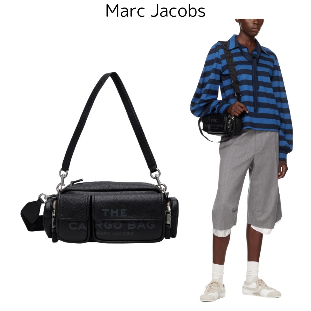 ＜Marc Jacobs＞'The Leather Cargo' バッグ ブラック
