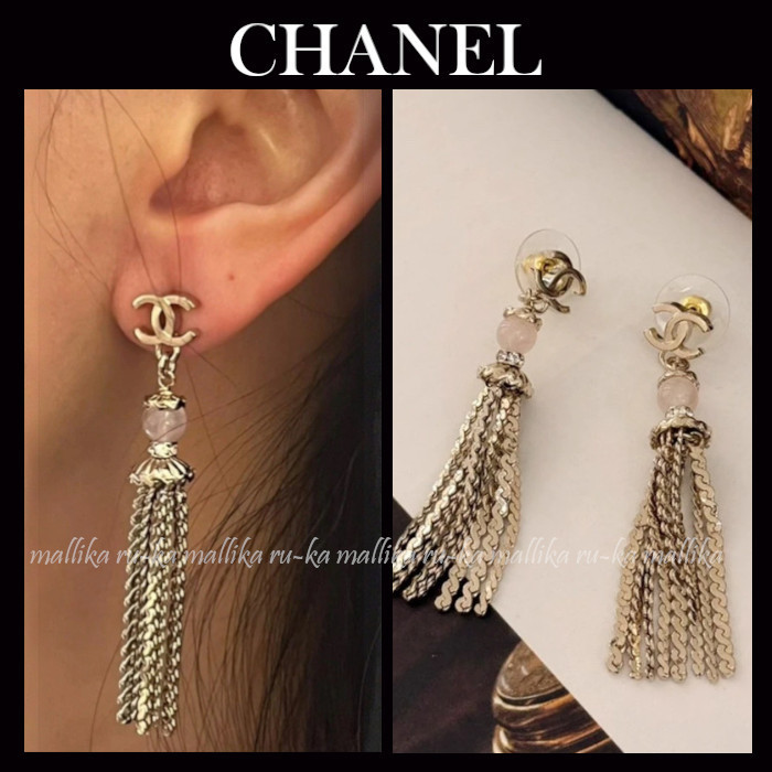 揺れるモチーフ♡25A【CHANEL】CCマーク ピアス