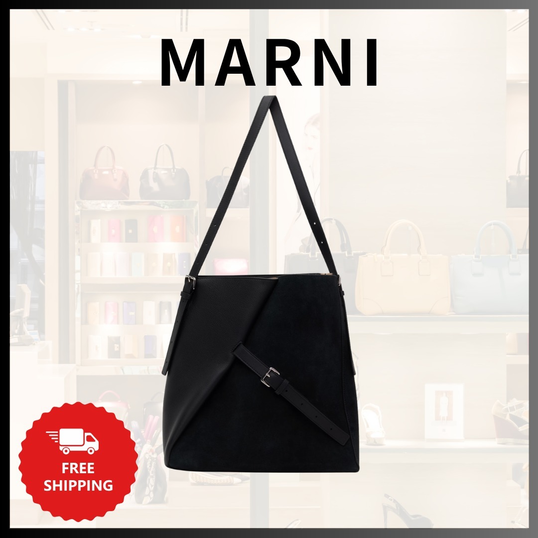 『MARNI 』 Reverse レザー トートバッグ
