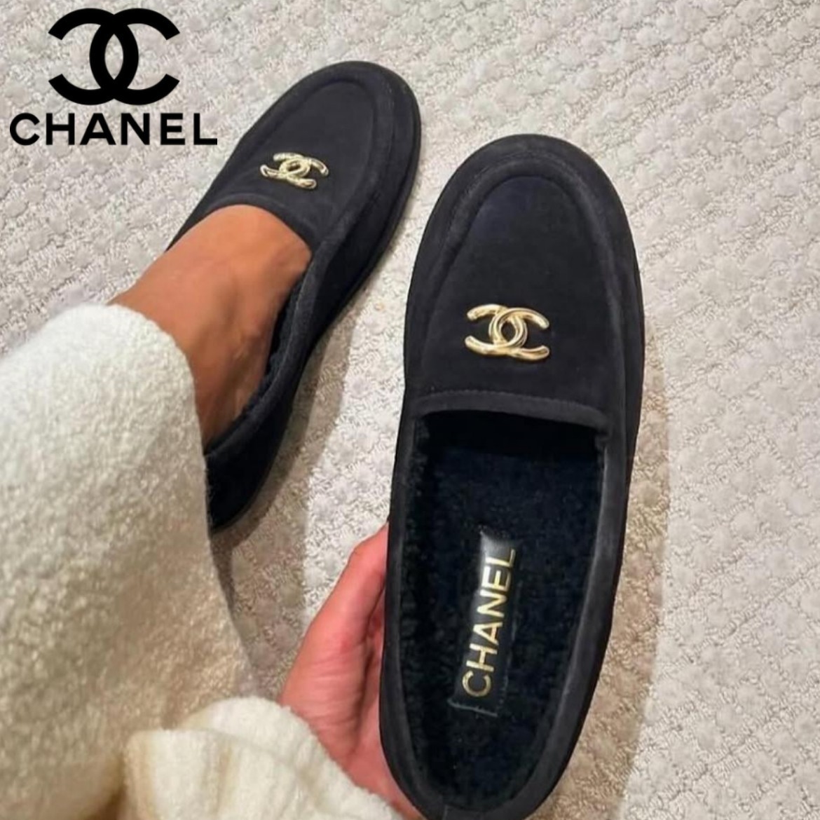 【CHANEL】お洒落に履きやすい♡モカシンローファー