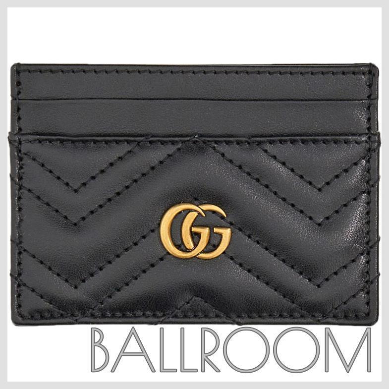 ショルダーバッグ・ポシェット GUCCI PORTACARTE GG MARMONT IN PELLE MATELASSE CON MOTIVO CH