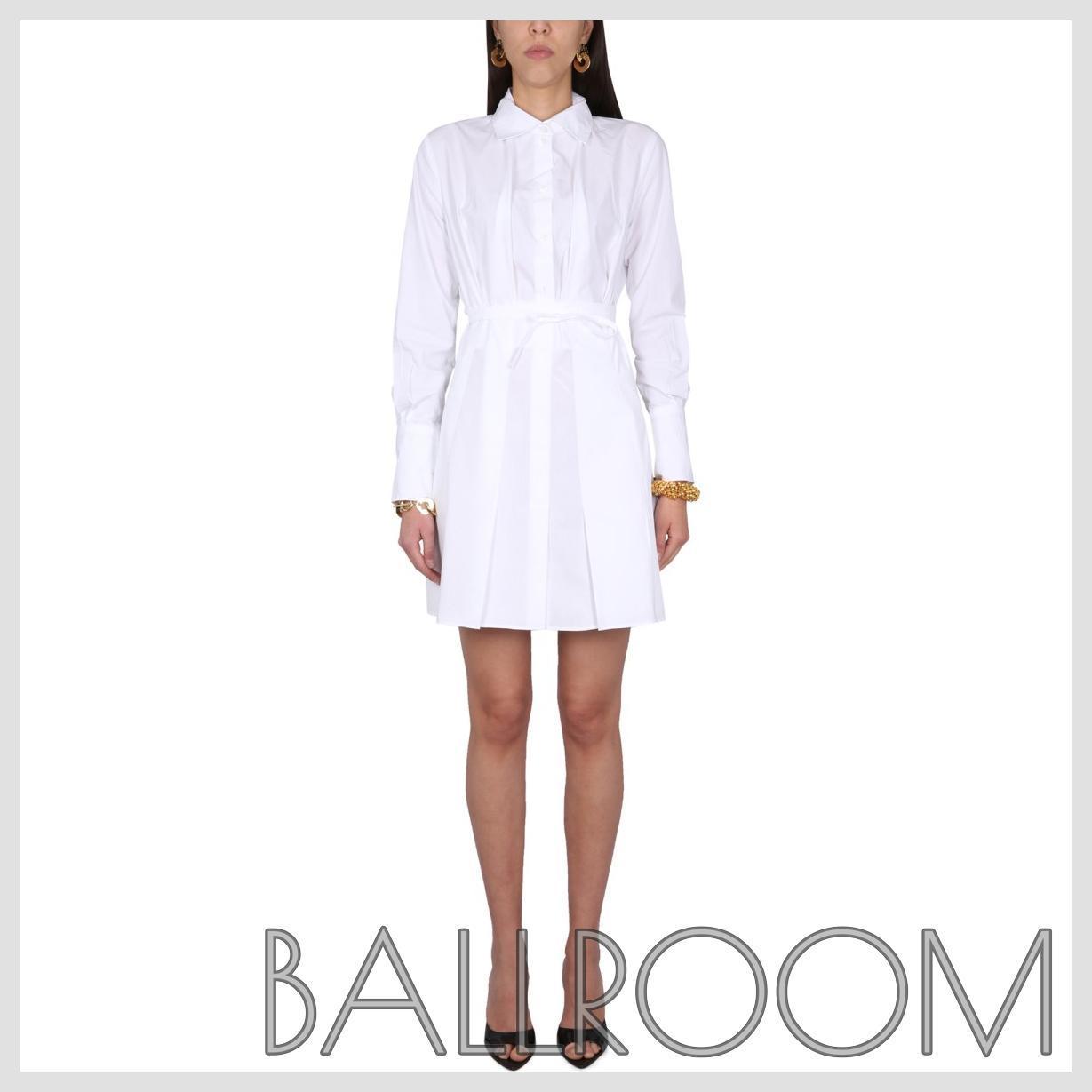 ワンピース PATOU PLEATED SHIRT DRESS IN ORGANIC COTTON