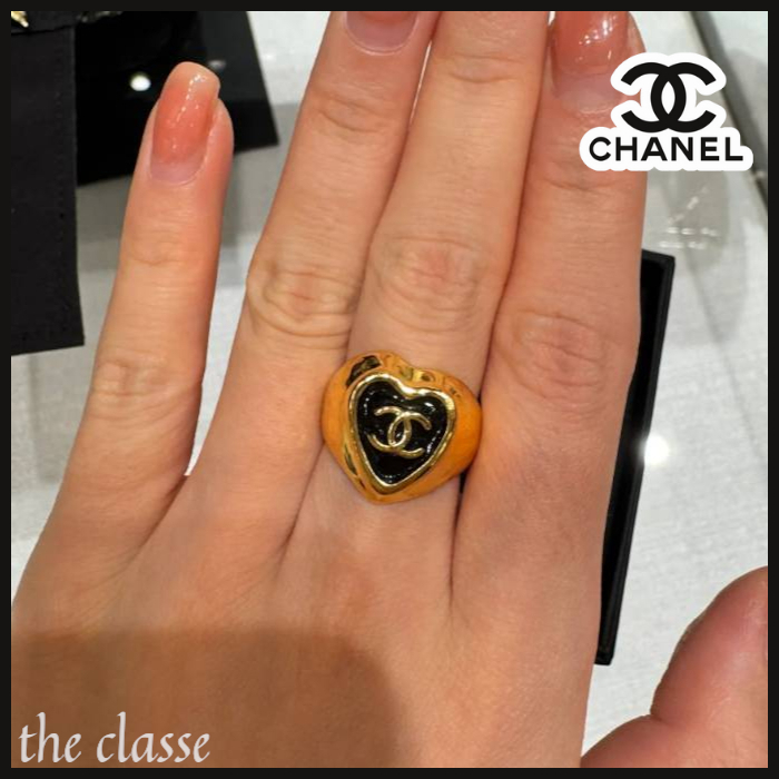 【ハート型♡】ラグジュアリー感が絶妙◎ CHANEL リング